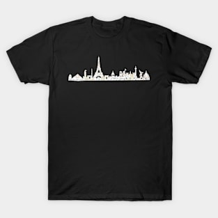 Paris Skyline metro T-Shirt